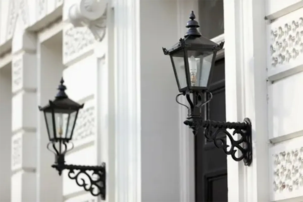 Dekoratif Cadde Duvar Lamba
