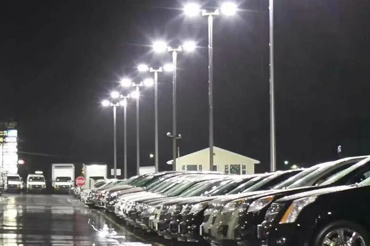 Dekoratif Otopark Direk Işık Sistemi